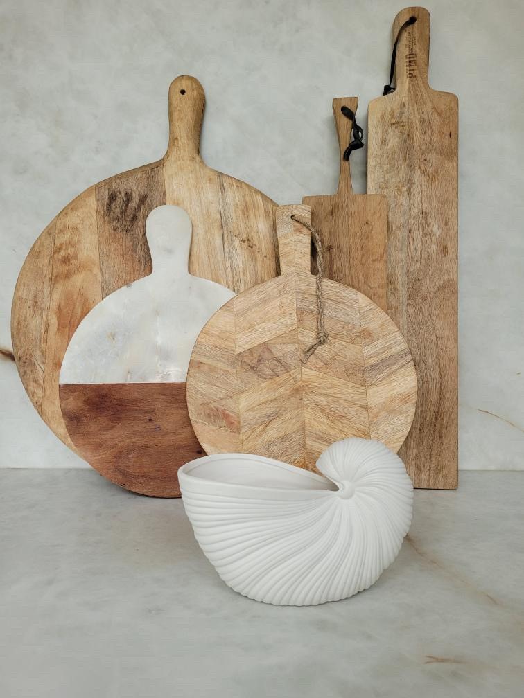 lookalike - ferm living shell pot vs aldi decoratie schelp vaas