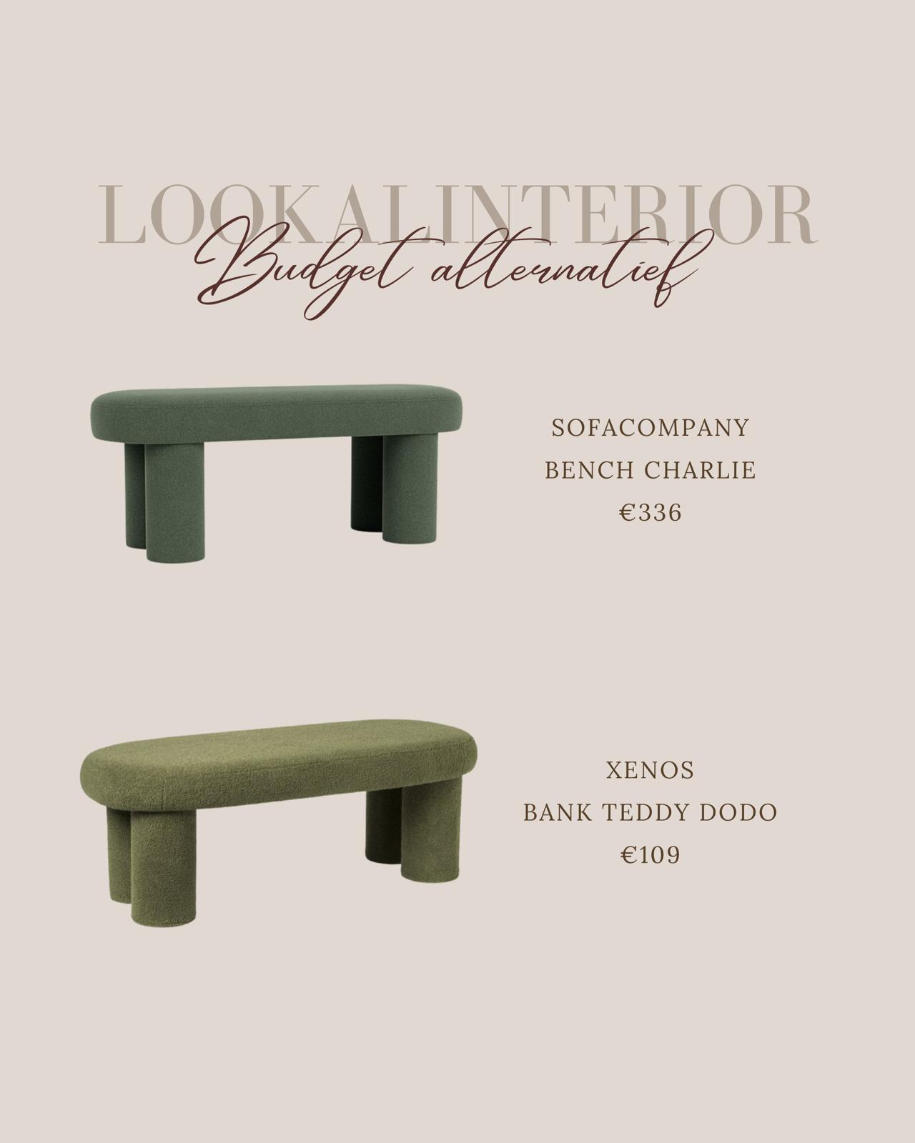 Lookalike Sofa company bench - Lookalinterior - Xenos